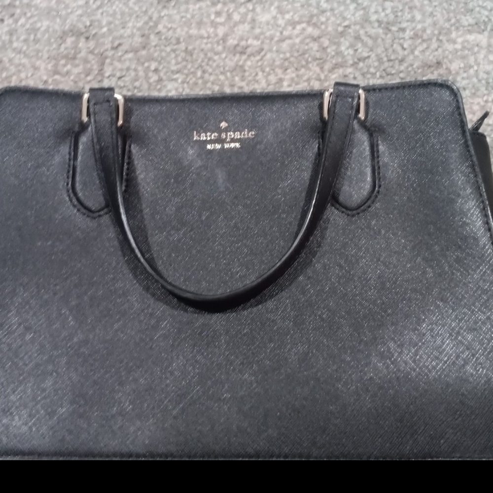 Kate Spade Black Satchel with Sleek Design